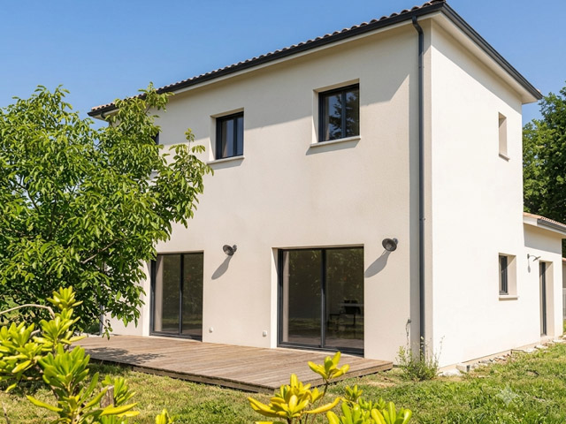 Façade après ravalement et peinture propre